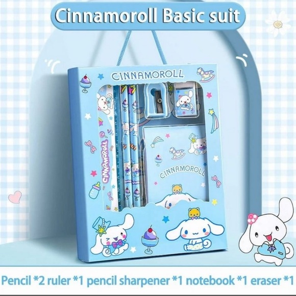 Brand new Sanrio Cinnamoroll Blue Stationery Set - Picture 3 of 8